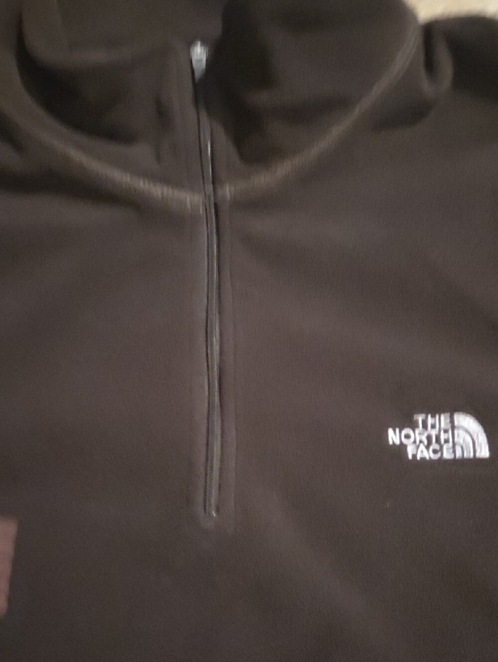 The North Face Black/Brown Men's Lightweight Half-Zip Pullover - Picture 4 of 6